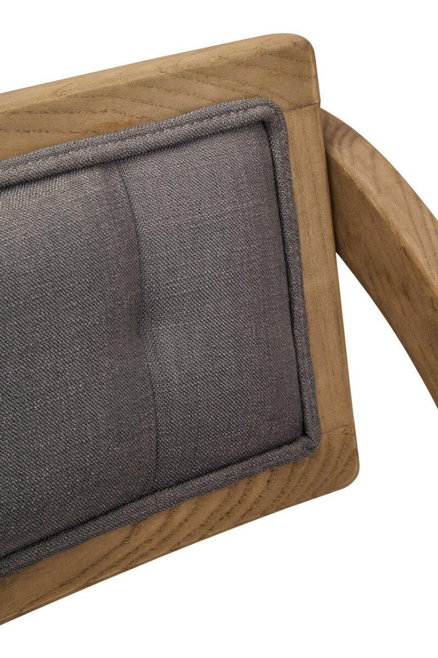 Nino Grey Wash Elm Wood Folding Chair