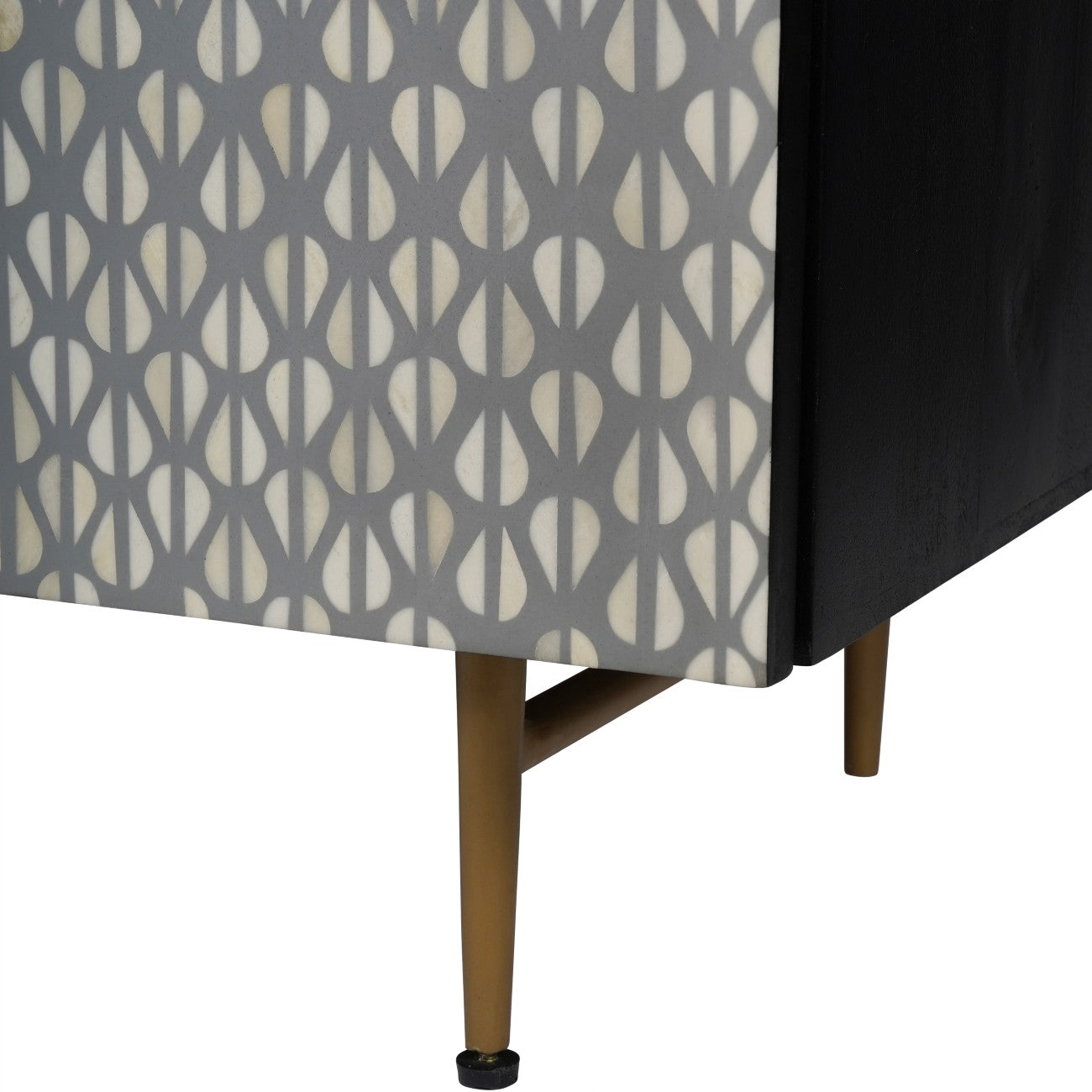 Burgess Bone Inlay 3 Door Buffet Sideboard