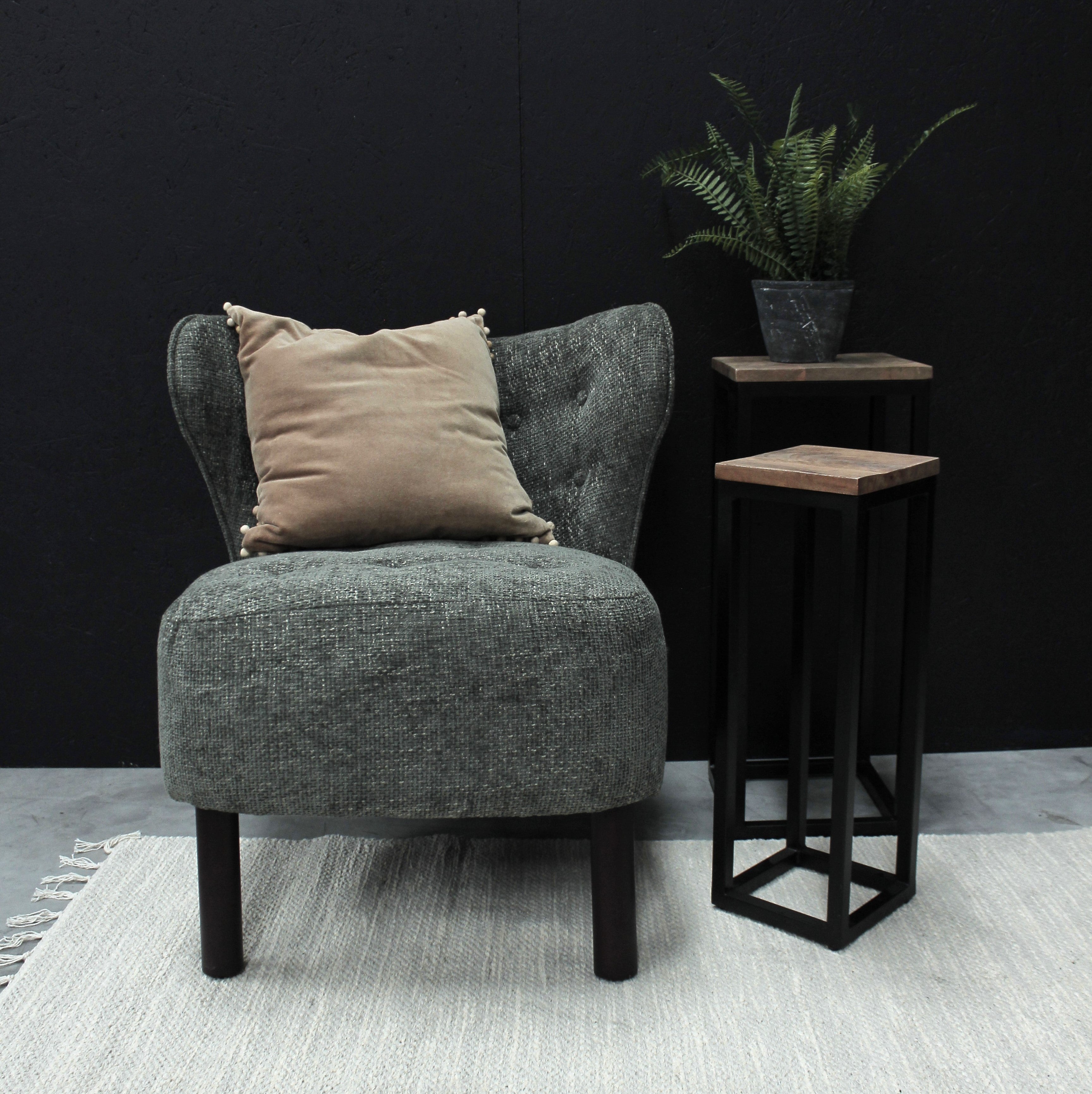 Avery Occasional Chair in Boucle Olive