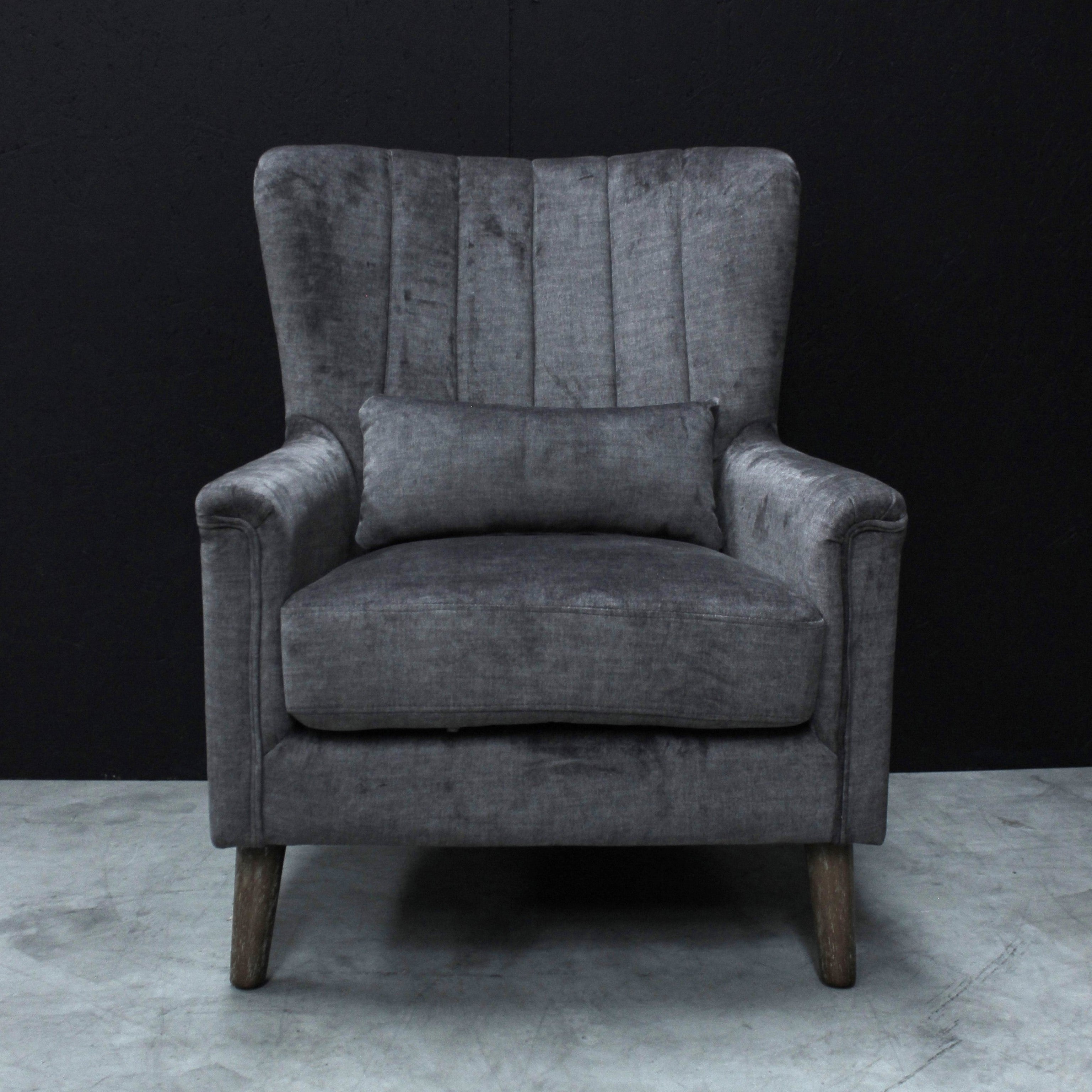 Melbah Armchair in Graphite