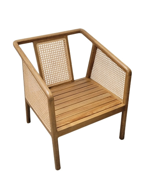 Rattan Occasional Chair in Green
