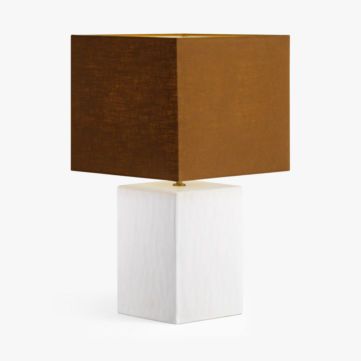 Lamp - Small Rectangular Gesso