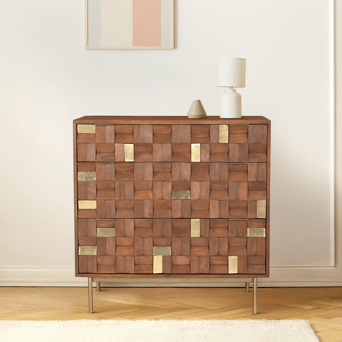 Lester Three Chest Of Drawers - OPULENT Co