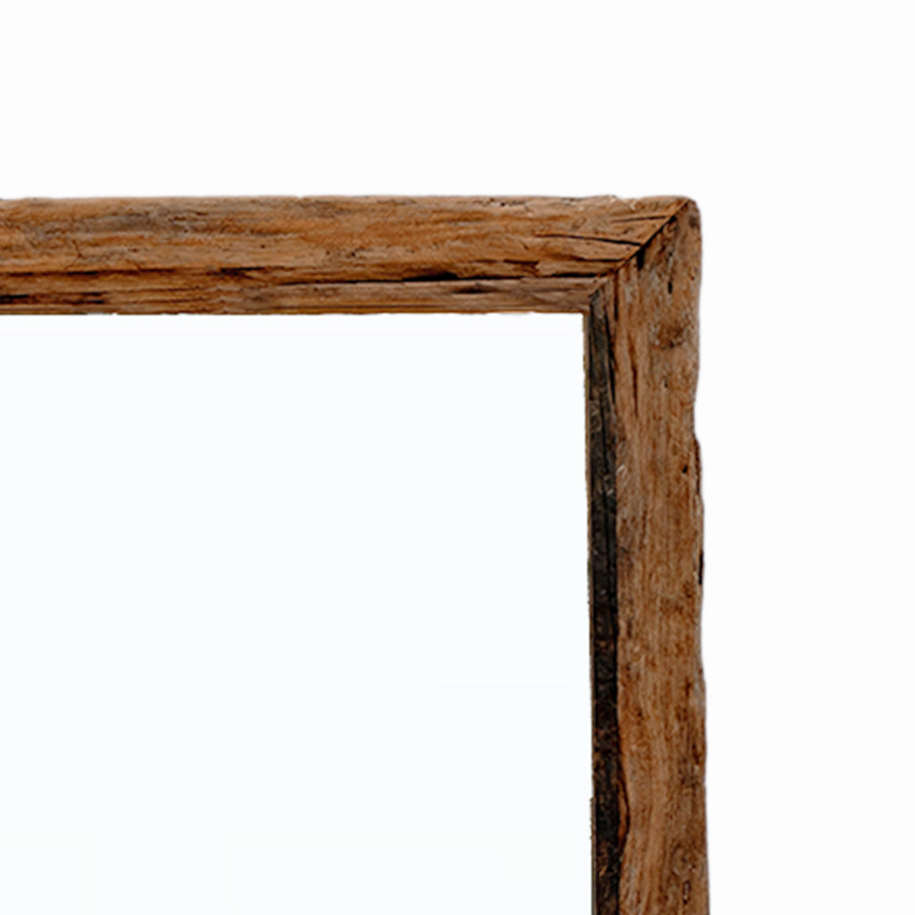Amber Reclaimed Wood Mirror Frame