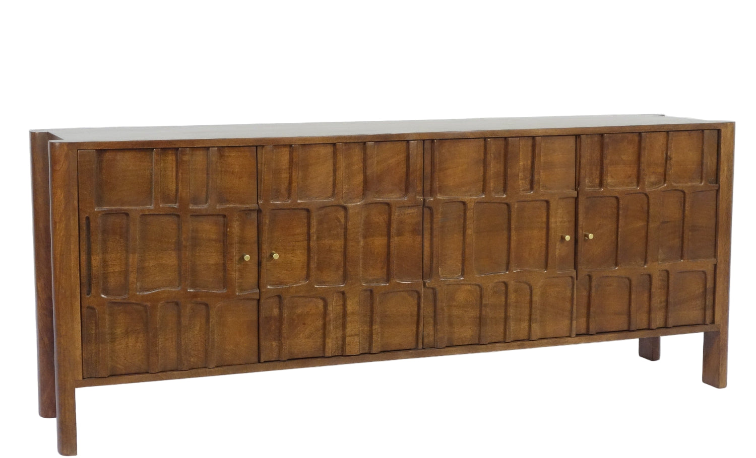 Pachar Wooden Carving Design | 4 Door Side Board