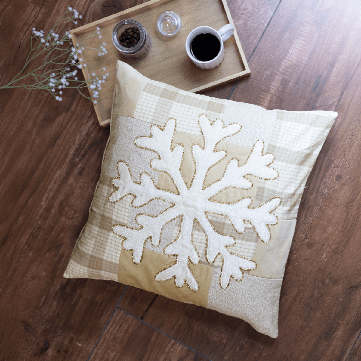 Blake Cotton Blend Cushion - OPULENT Co