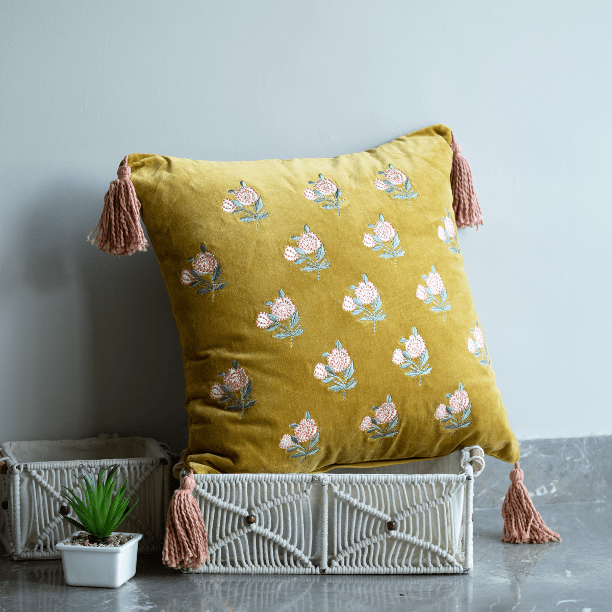 Luna Velvet Cushion - OPULENT Co