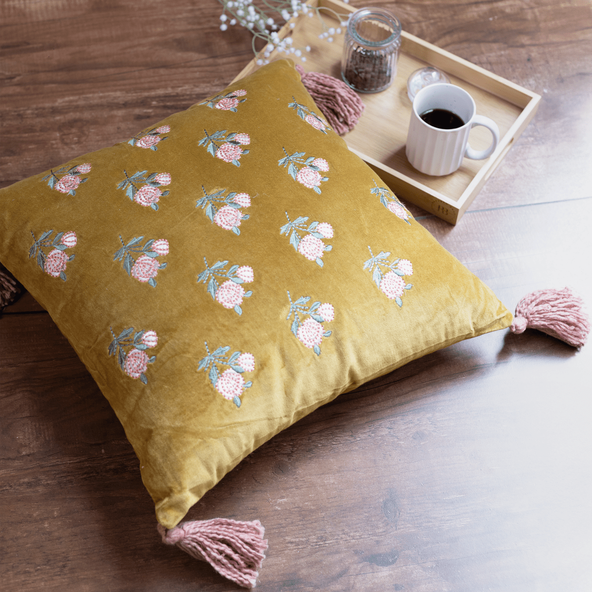 Luna Velvet Cushion - OPULENT Co