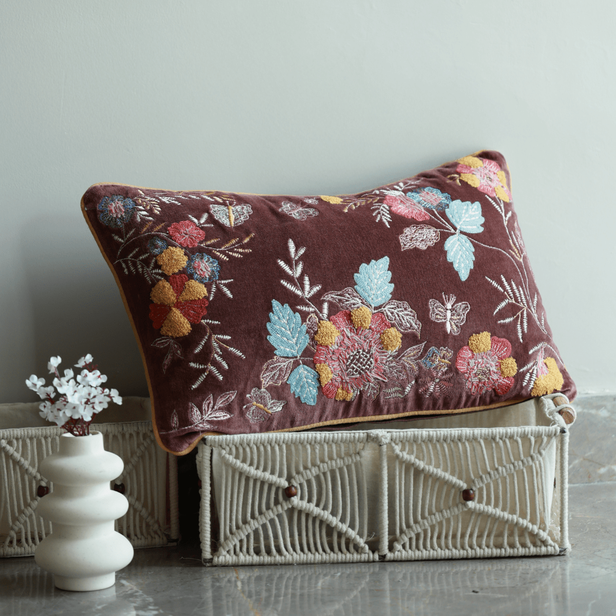 Nora Velvet Cushion - OPULENT Co