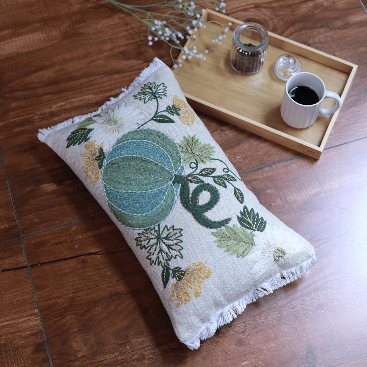 Jasper Cotton Blend Cushion - OPULENT Co