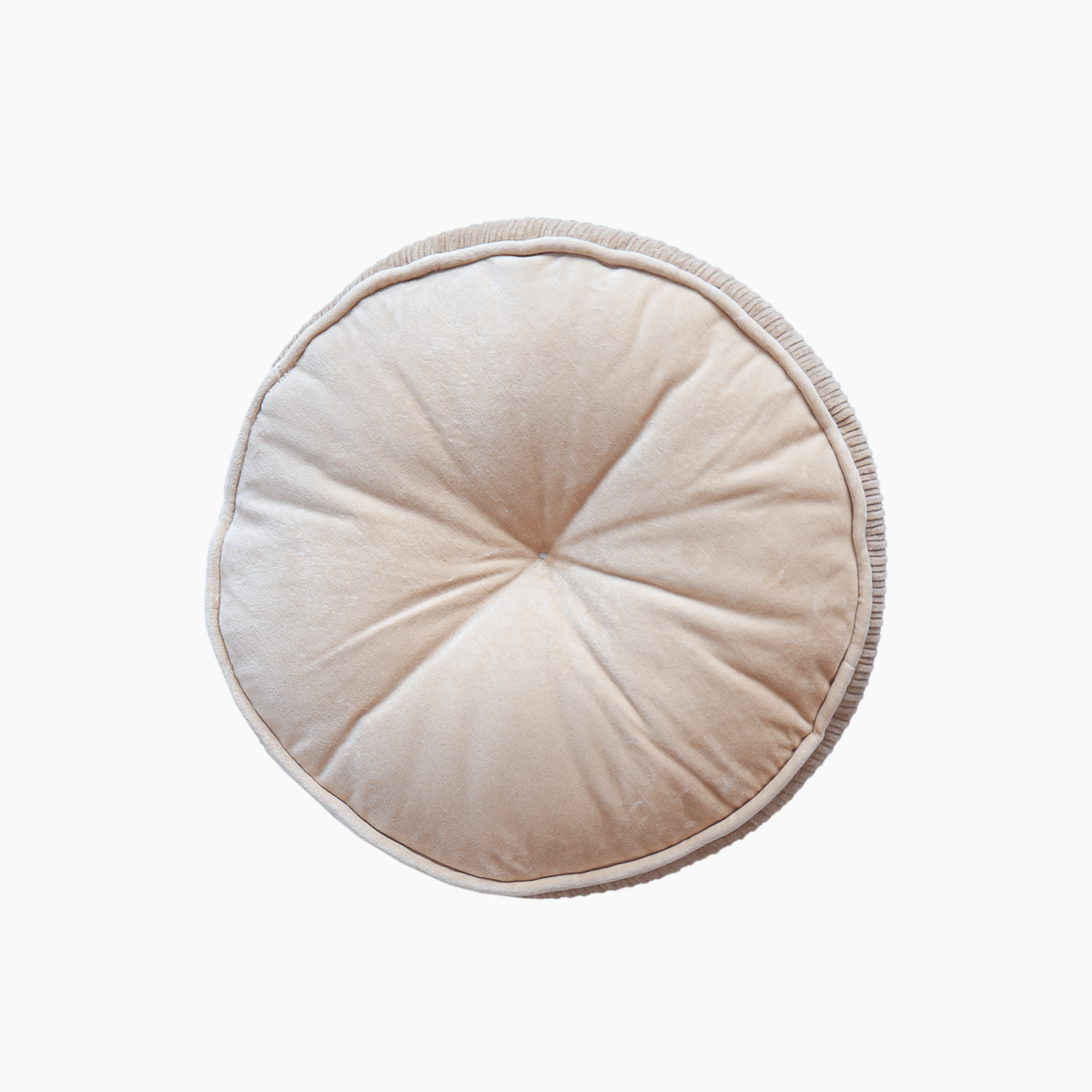 Peach Glory Cotton Velvet Cushion - OPULENT Co