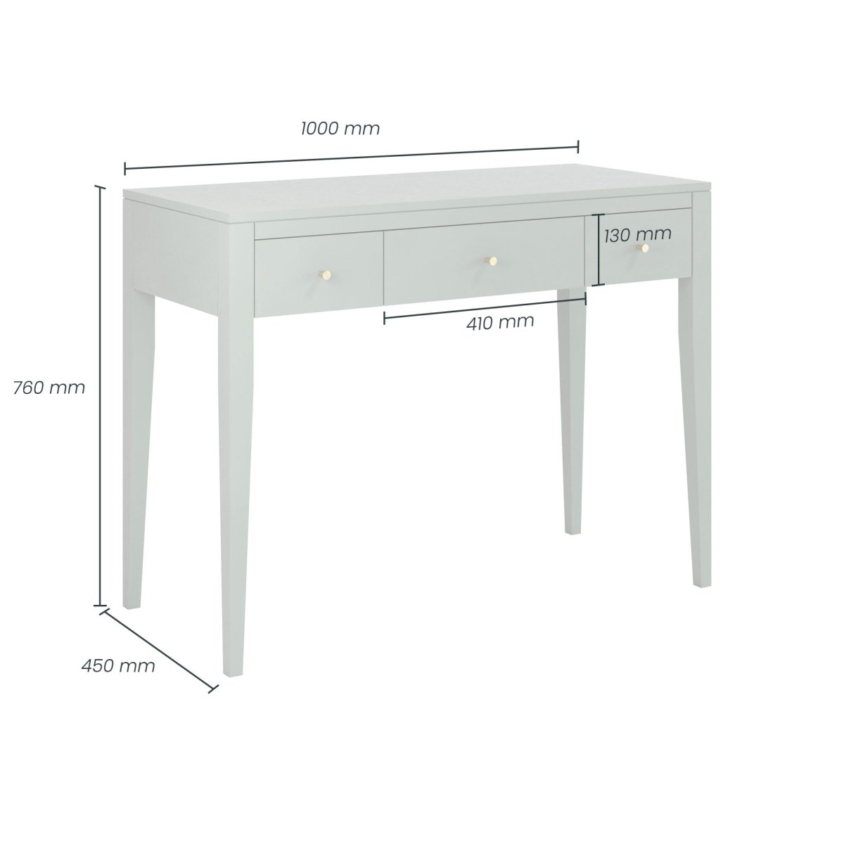 Alton Console | Pigeon Grey - OPULENT co