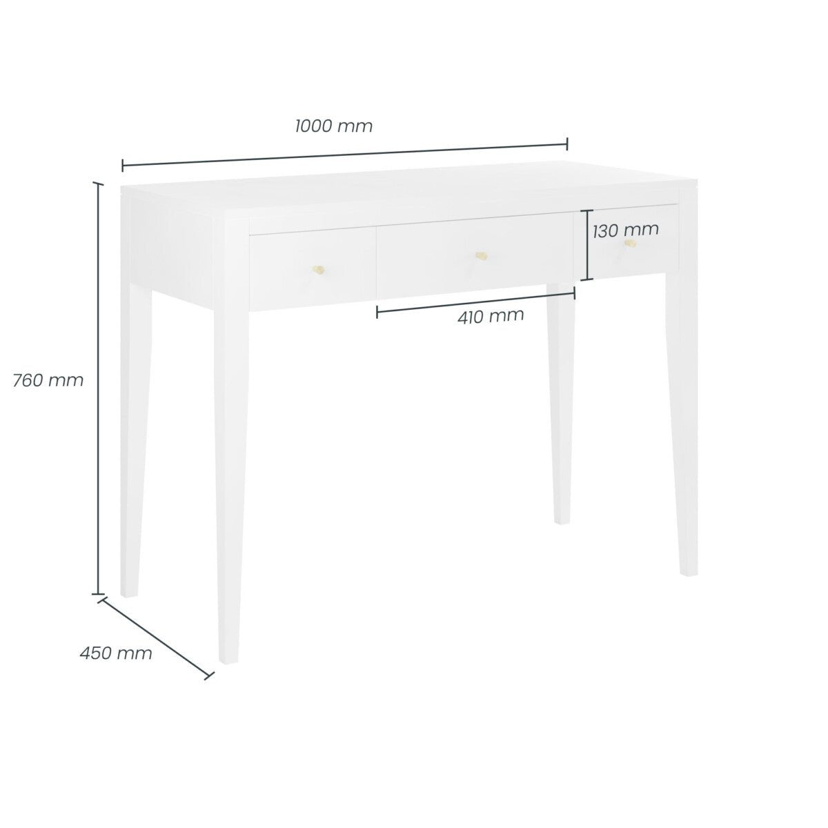 Alton Console | White - OPULENT co