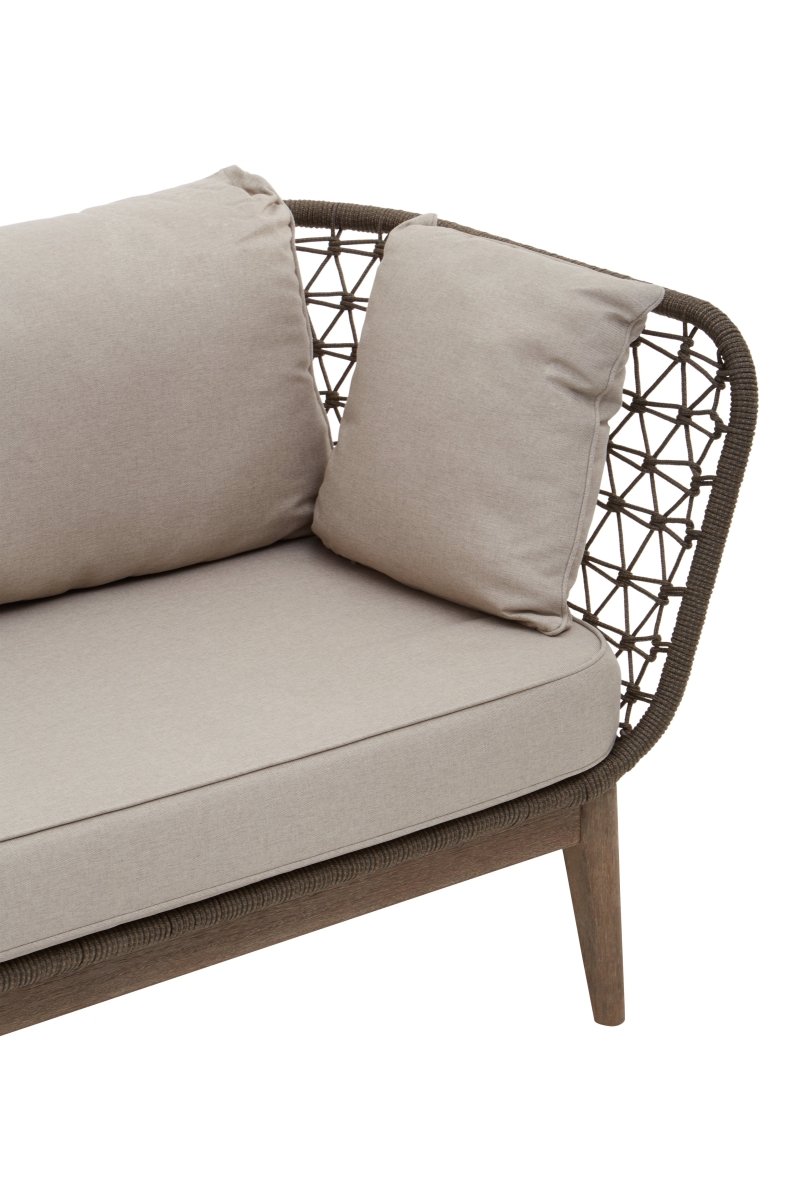 Aurora 3 Seater Bronze and Charcoal Sofa - OPULENT co