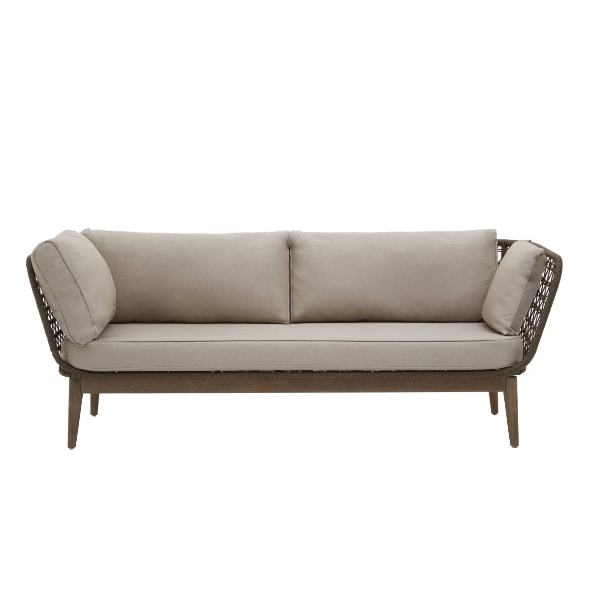 Aurora 3 Seater Bronze and Charcoal Sofa - OPULENT co