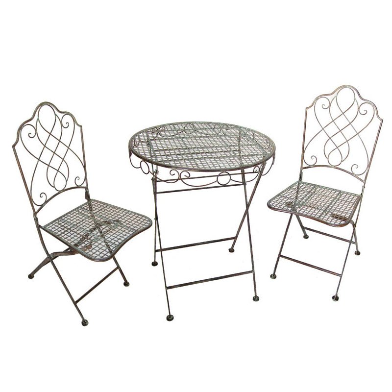 AVALON BISTRO Metal SET | Antique Green - OPULENT co