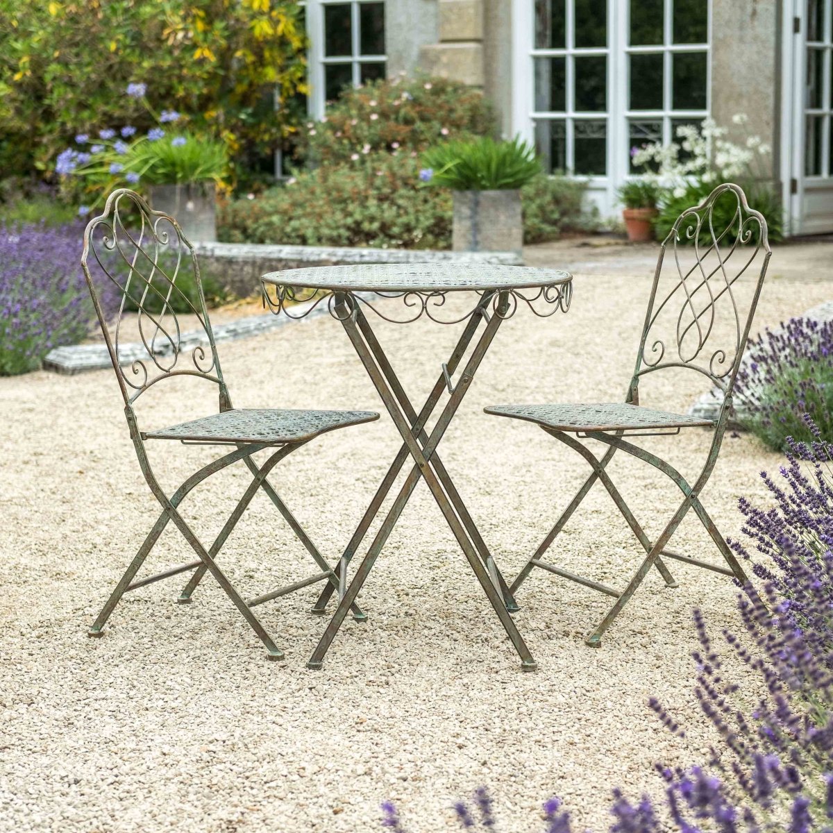 AVALON BISTRO Metal SET | Antique Green - OPULENT co