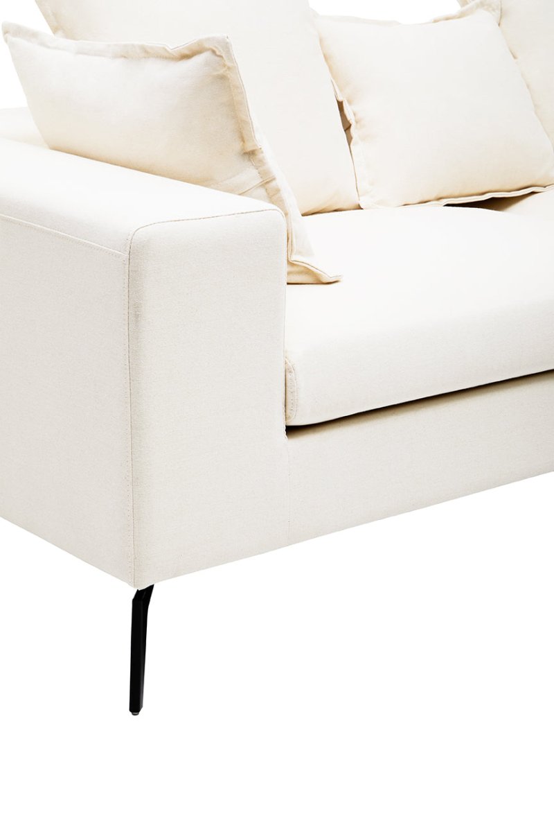 Avenio 3 Seater Cream Sofa - OPULENT co