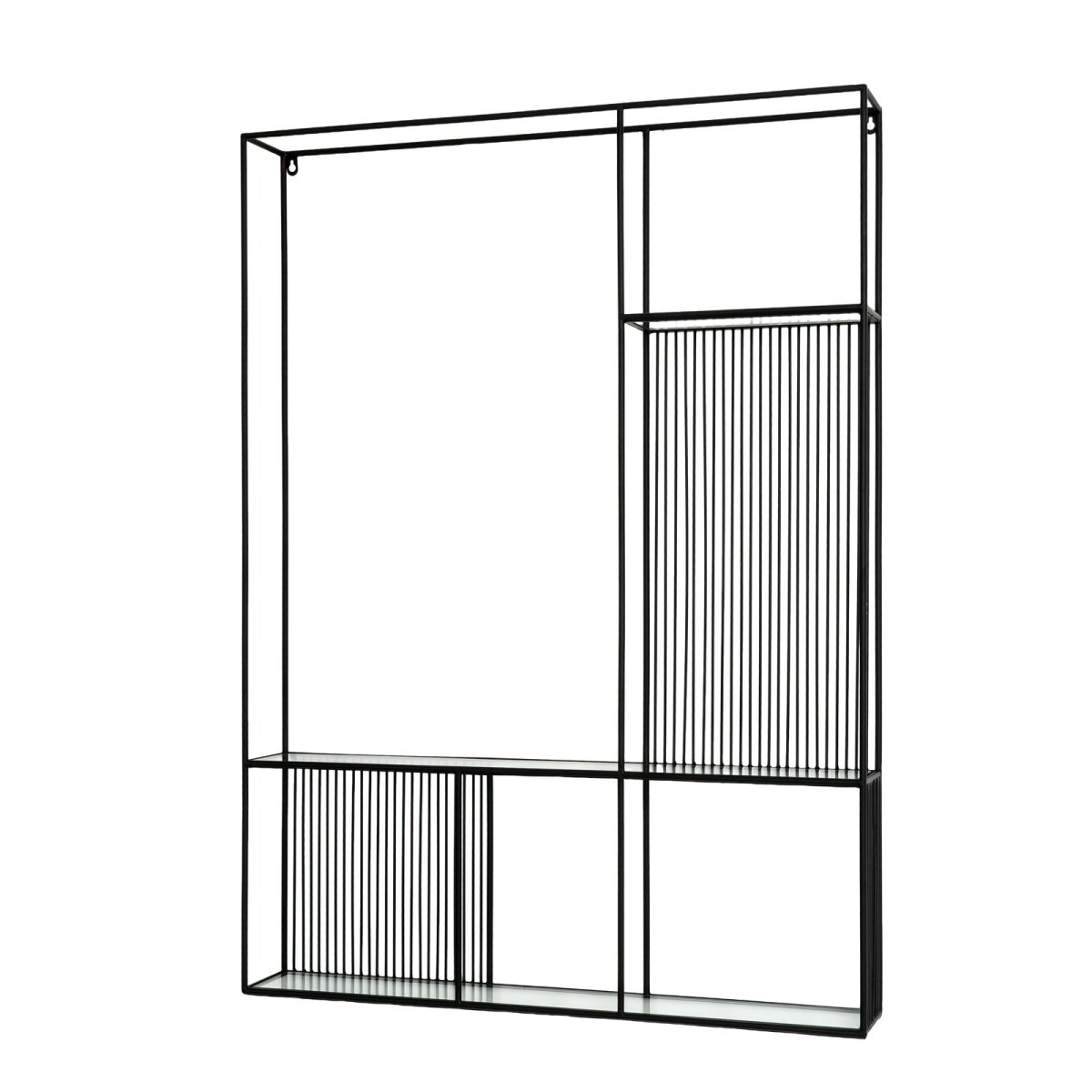 Axis Shelf Unit With Glass Shelves - OPULENT Co