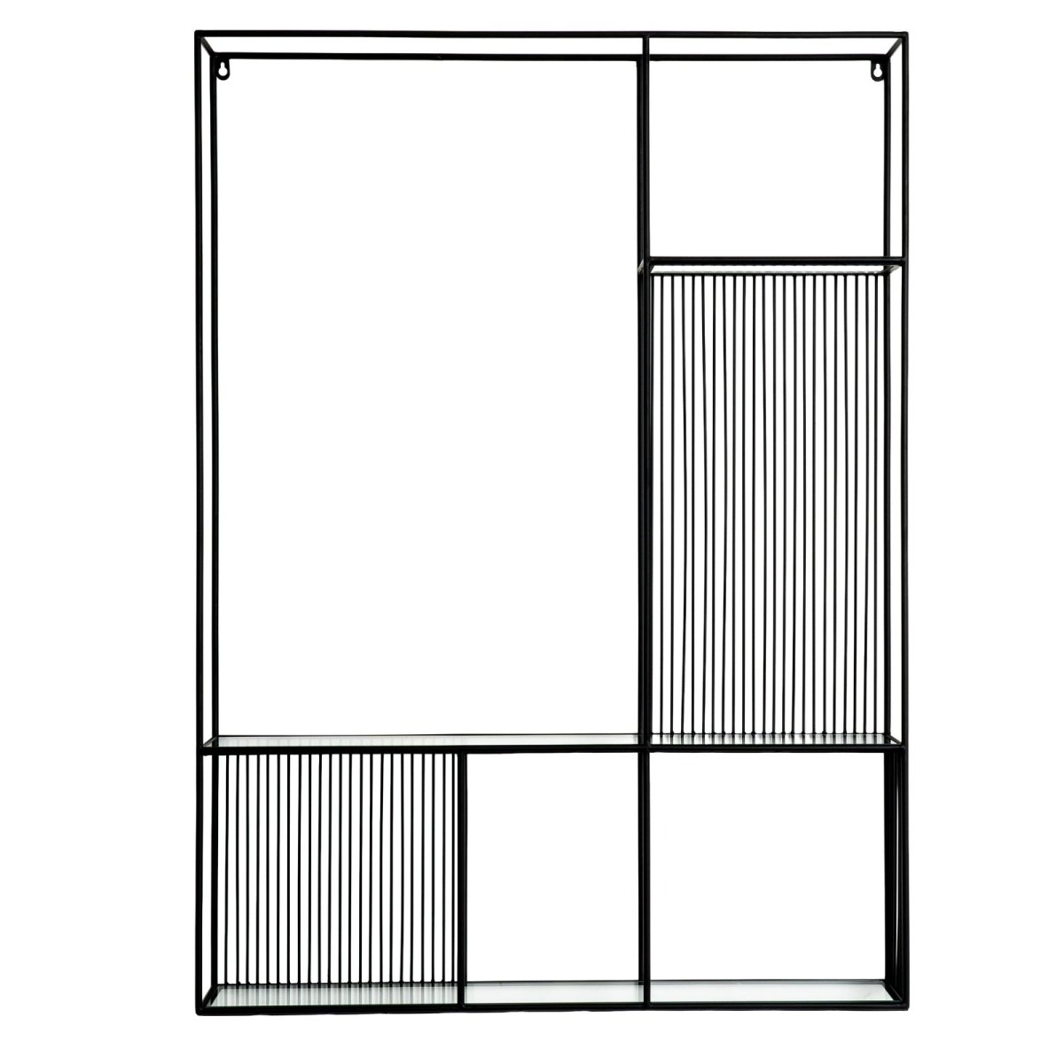 Axis Shelf Unit With Glass Shelves - OPULENT Co