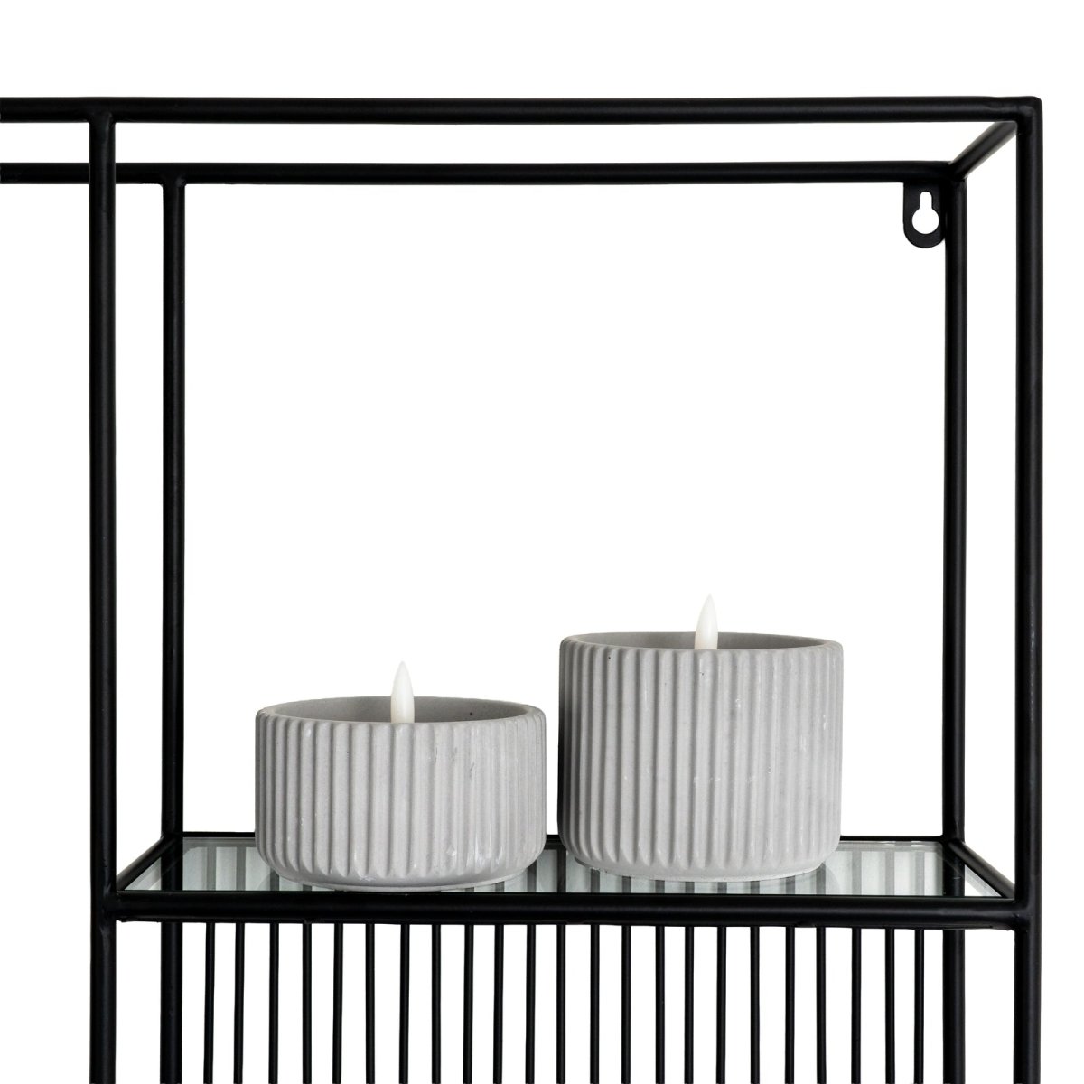 Axis Shelf Unit With Glass Shelves - OPULENT Co