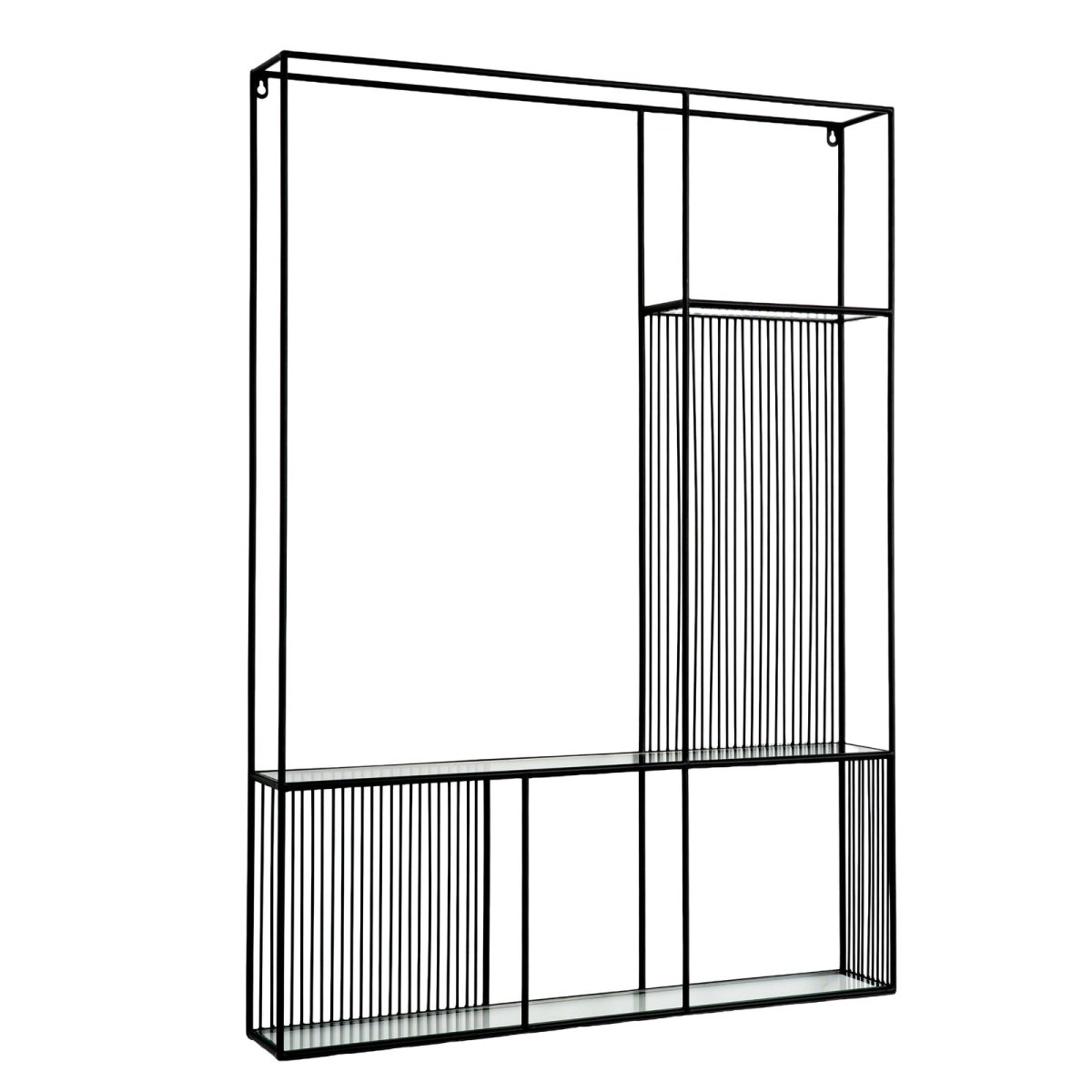 Axis Shelf Unit With Glass Shelves - OPULENT Co