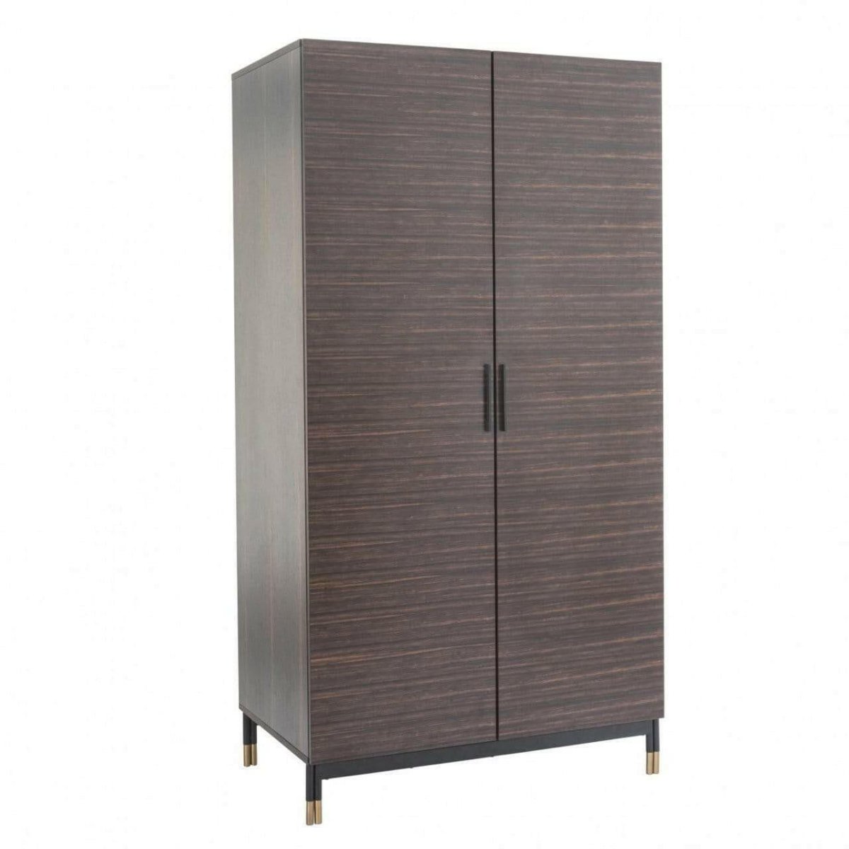 Bali 2 Door Wardrobe - Ebony - OPULENT co
