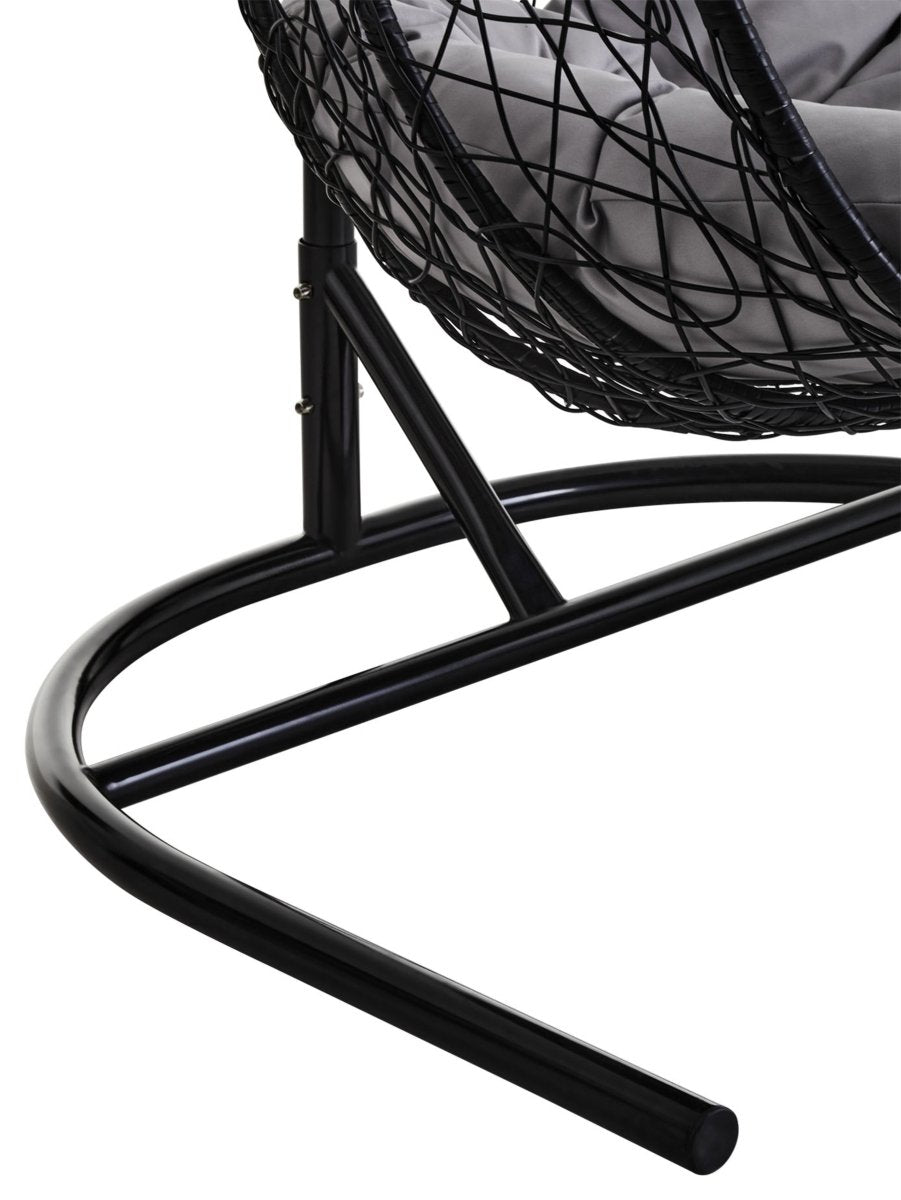 Bali Double Black Hanging Chair - OPULENT co
