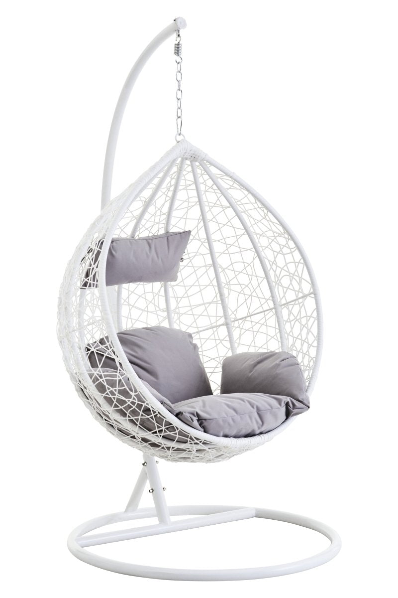 Bali White Hanging Chair - OPULENT Co