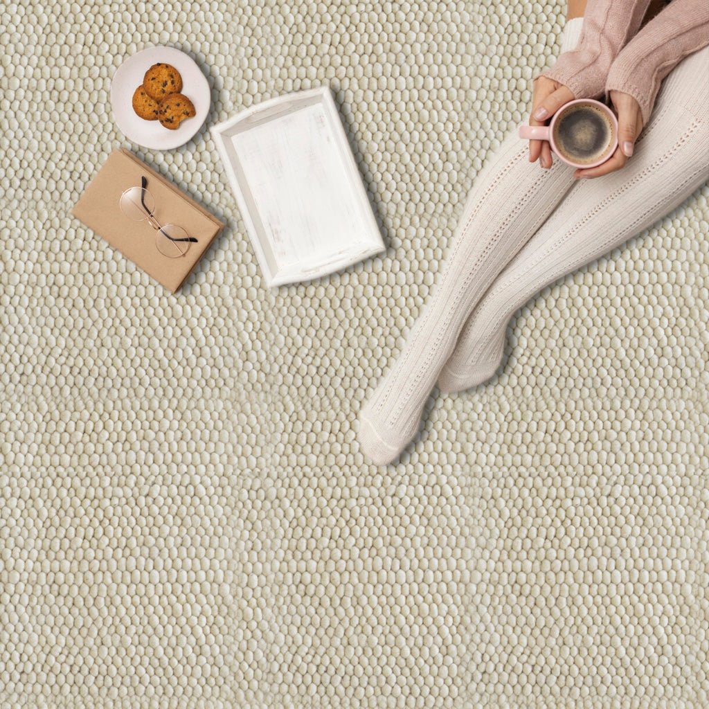 Barbara Wool Pebbled Rug - OPULENT Co