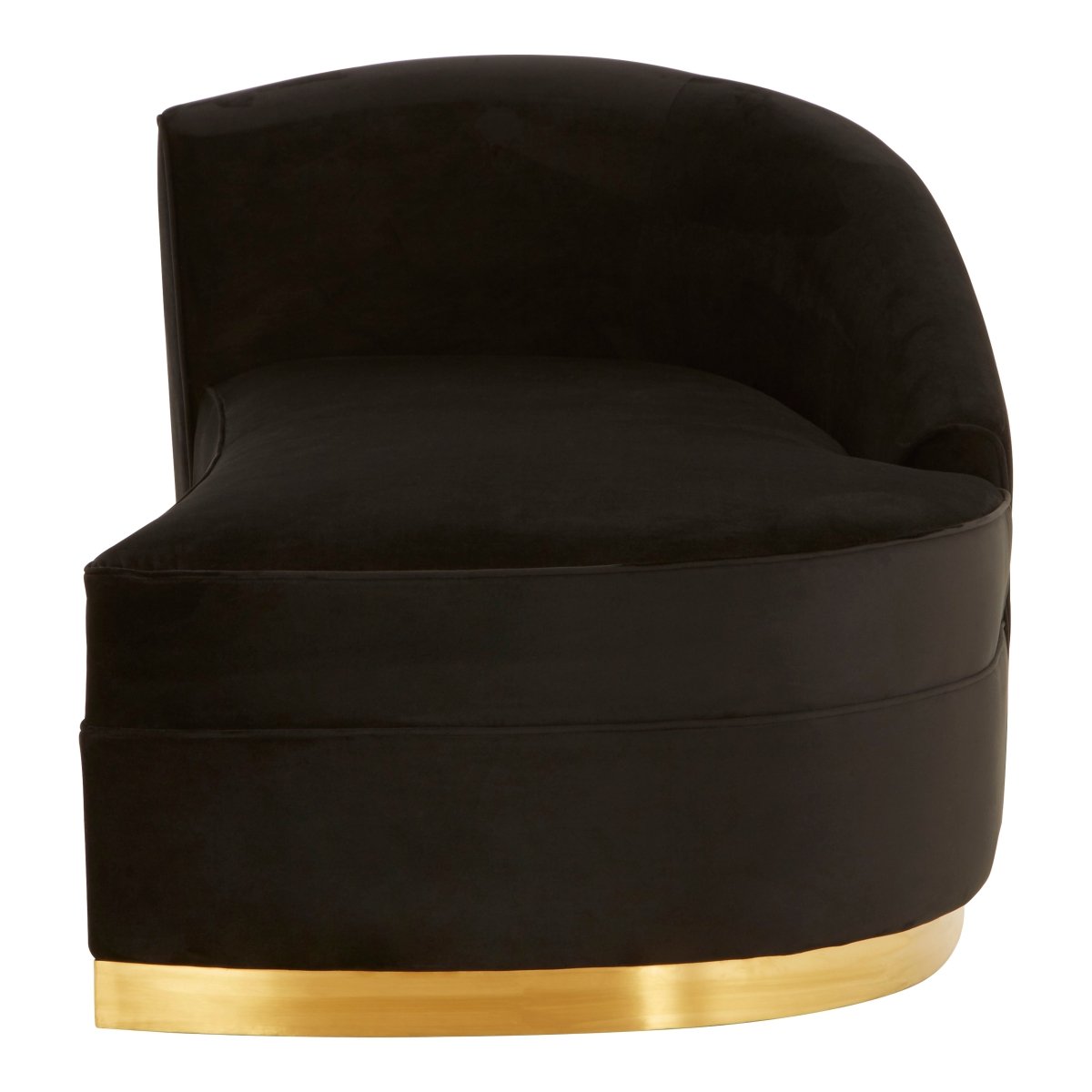 Batik Black Left Arm Chaise Longue - OPULENT co