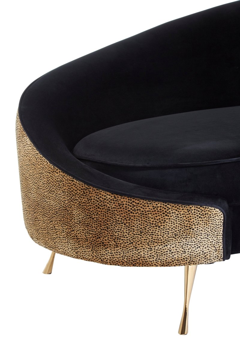 Big Apple Leopard Print Chaise - OPULENT co