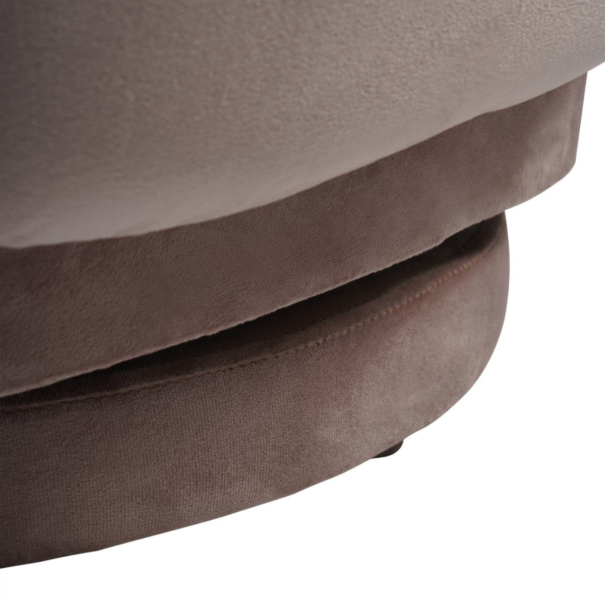 Bingham Upholstered Swivel Chair Soft Velvet Dusky Pink - OPULENT co