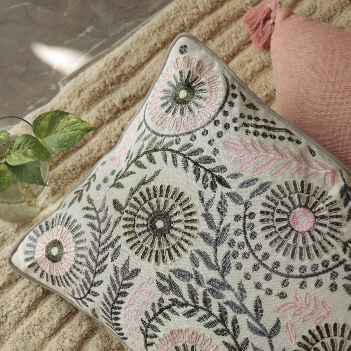 Bohemian Dream Cotton Cushion - OPULENT Co