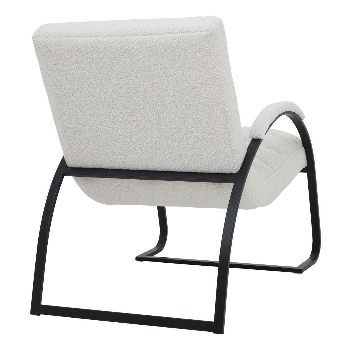 Boucle Ribbed Ark Chair - OPULENT co