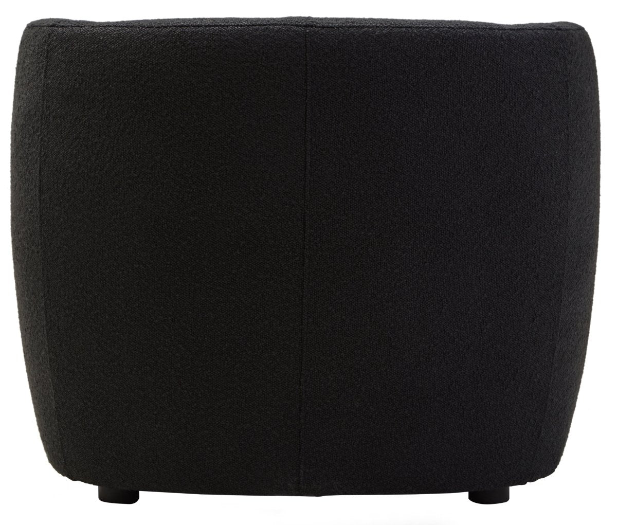 Brugara Textured Black Curved Chair - OPULENT Co