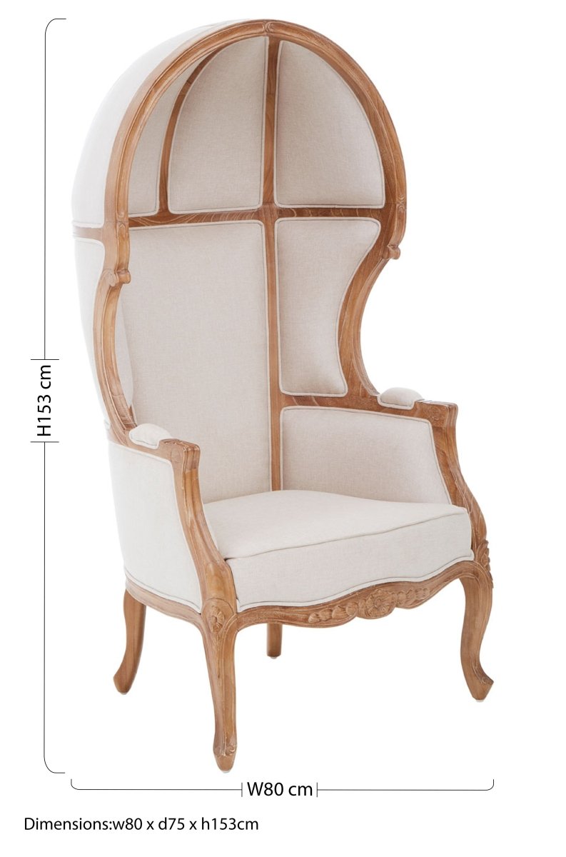 Cordoba Cream Dome Chair - OPULENT co