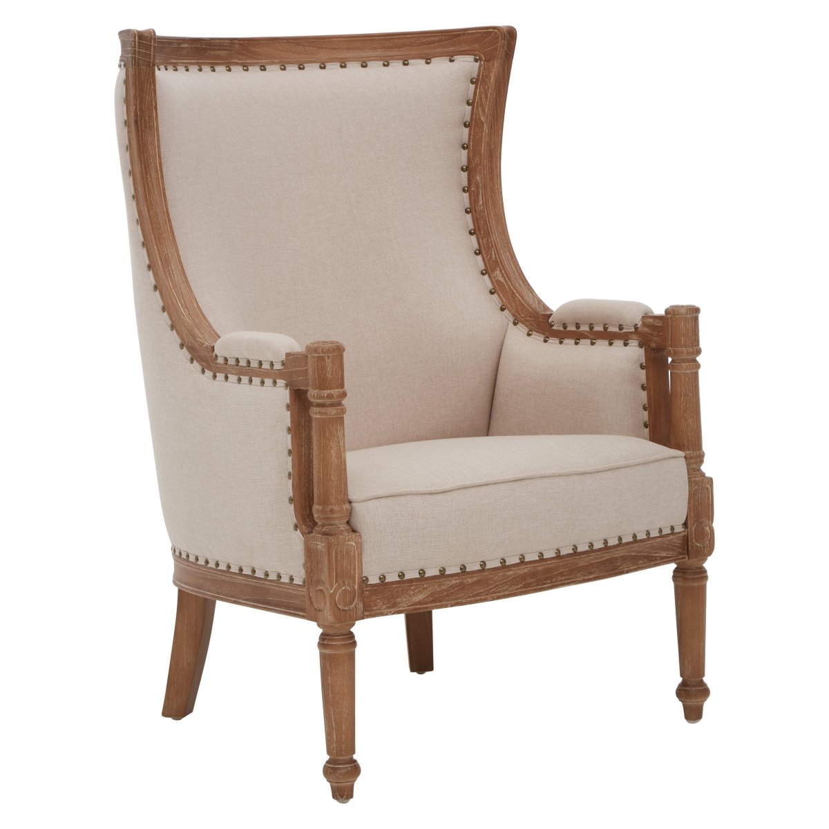 Cordoba High Back Cream Chair - OPULENT co