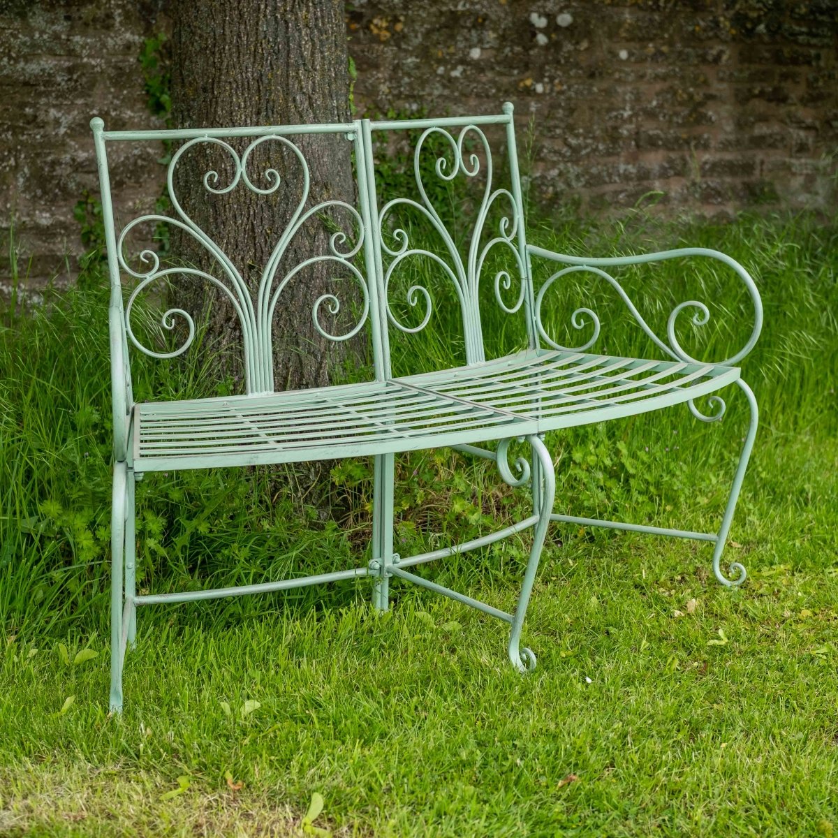 Curved bench | Green - OPULENT Co