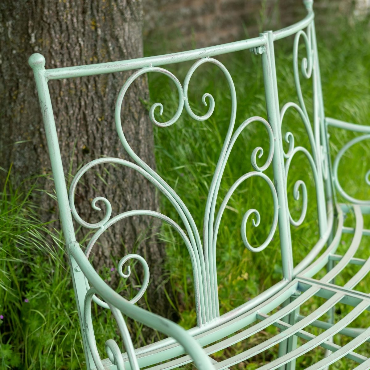 Curved bench | Green - OPULENT Co