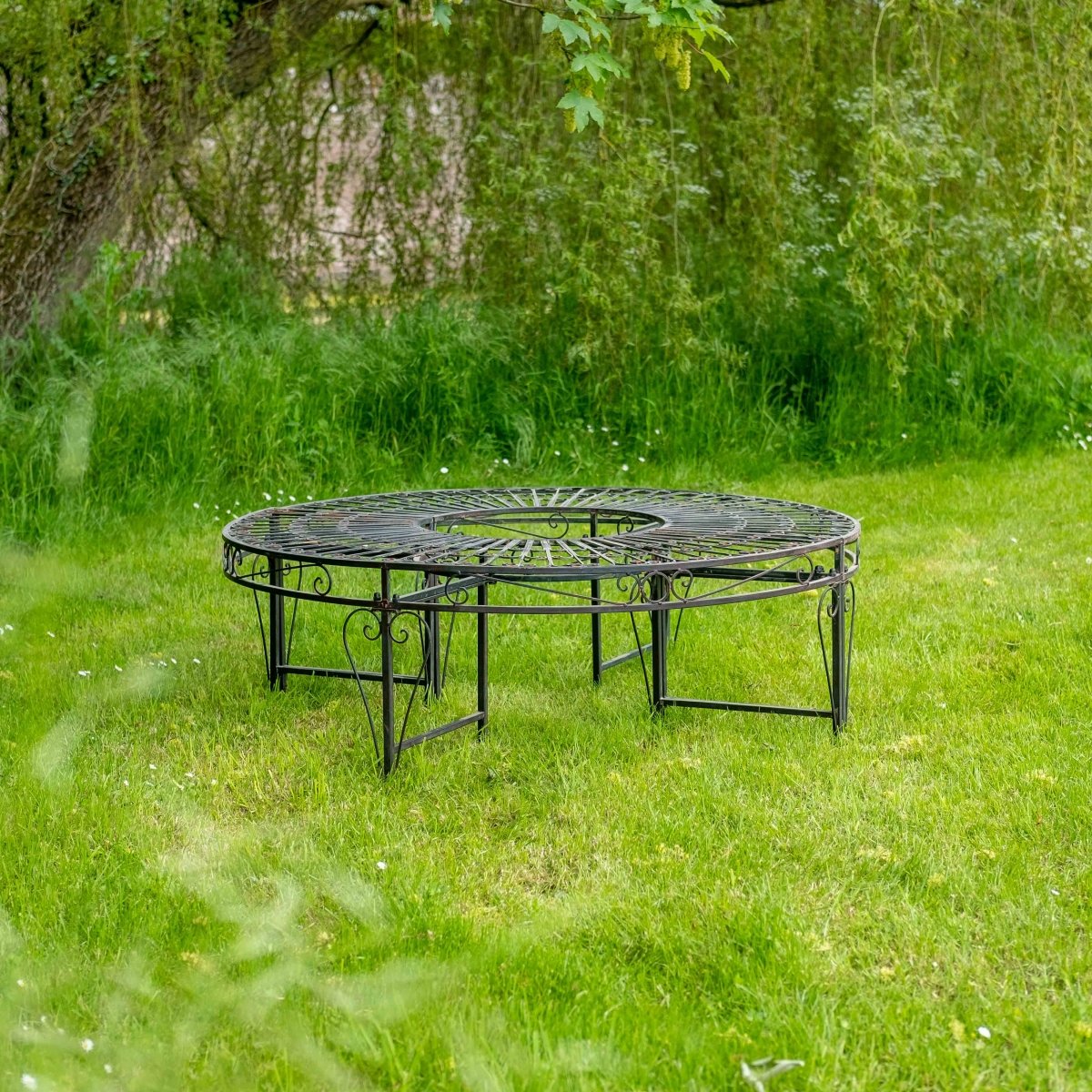 Curved Seats (Pair) | Vintage Iron - OPULENT co