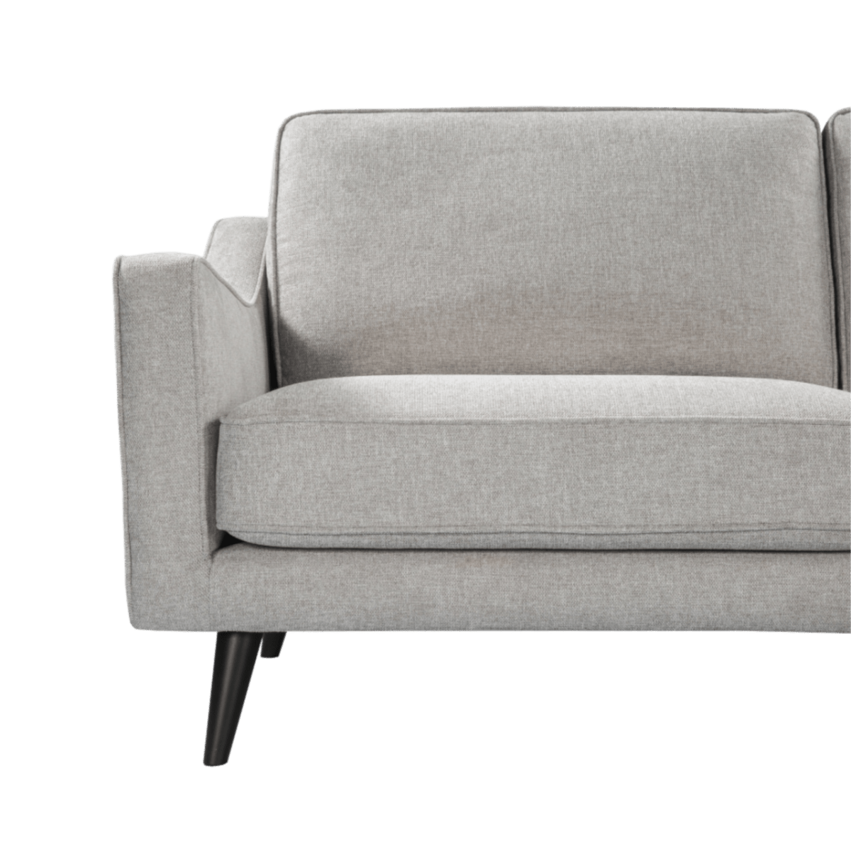 Daffy 2 Seater Sofa - Greige Linen - OPULENT co