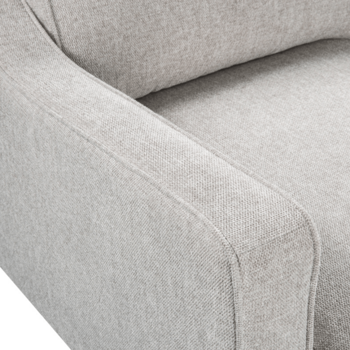 Daffy 2 Seater Sofa - Greige Linen - OPULENT co