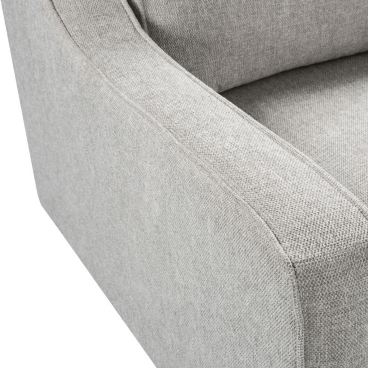 Daffy Armchair - Greige Linen - OPULENT co