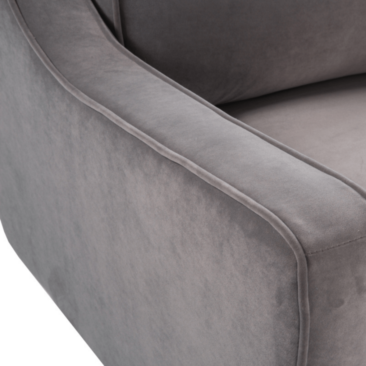 Daffy Armchair - Mink Velvet - OPULENT co