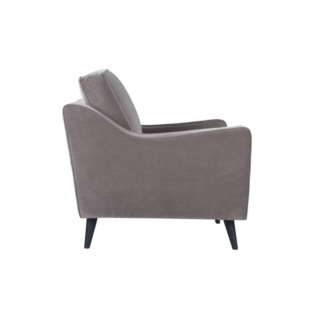 Daffy Armchair - Mink Velvet - OPULENT co