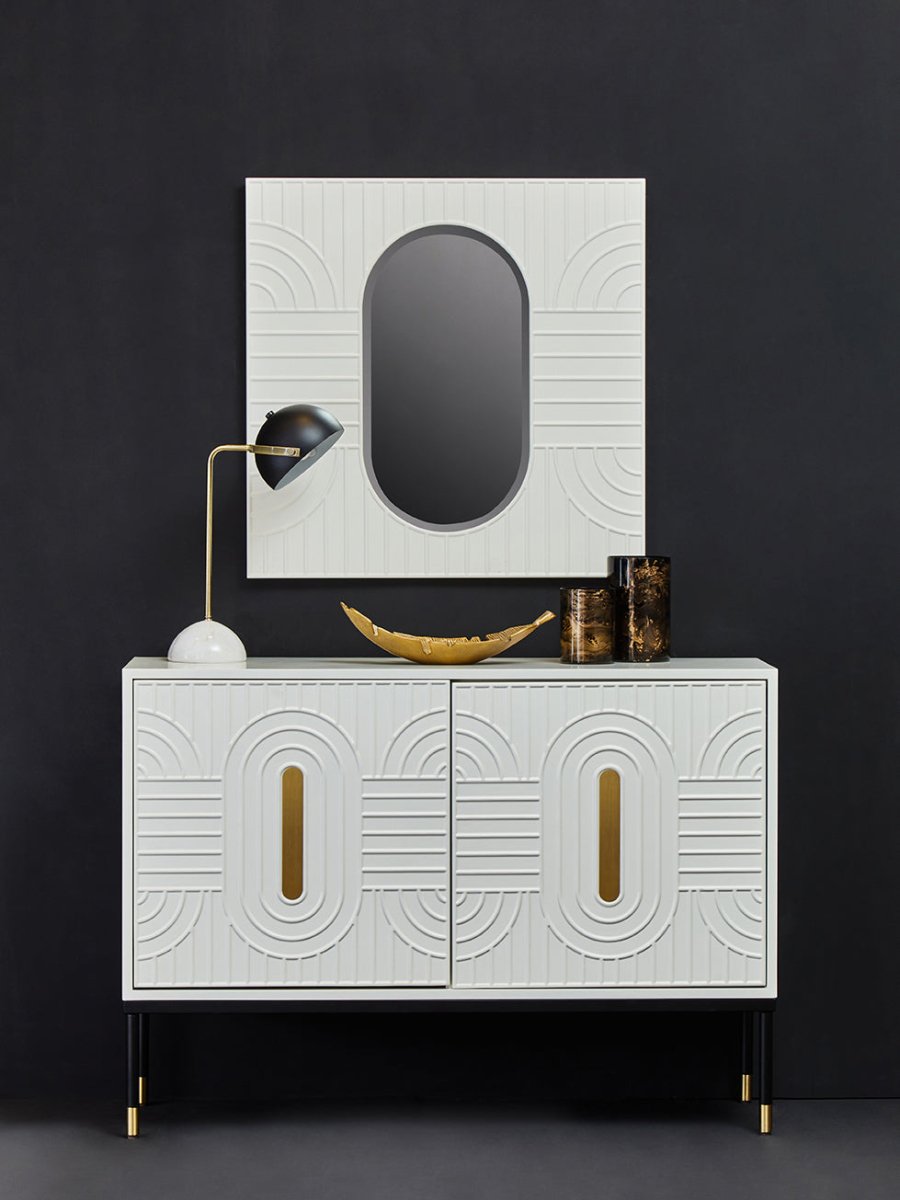 Donto Off White Sideboard - OPULENT co