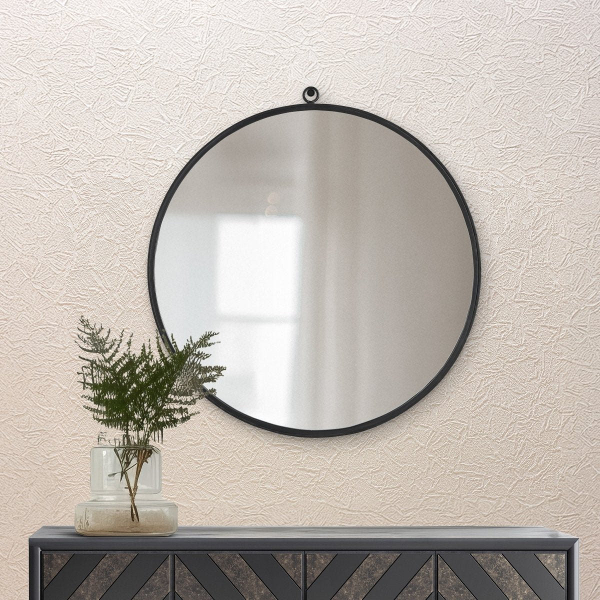 Eclipse Wall Iron Mirror - OPULENT Co