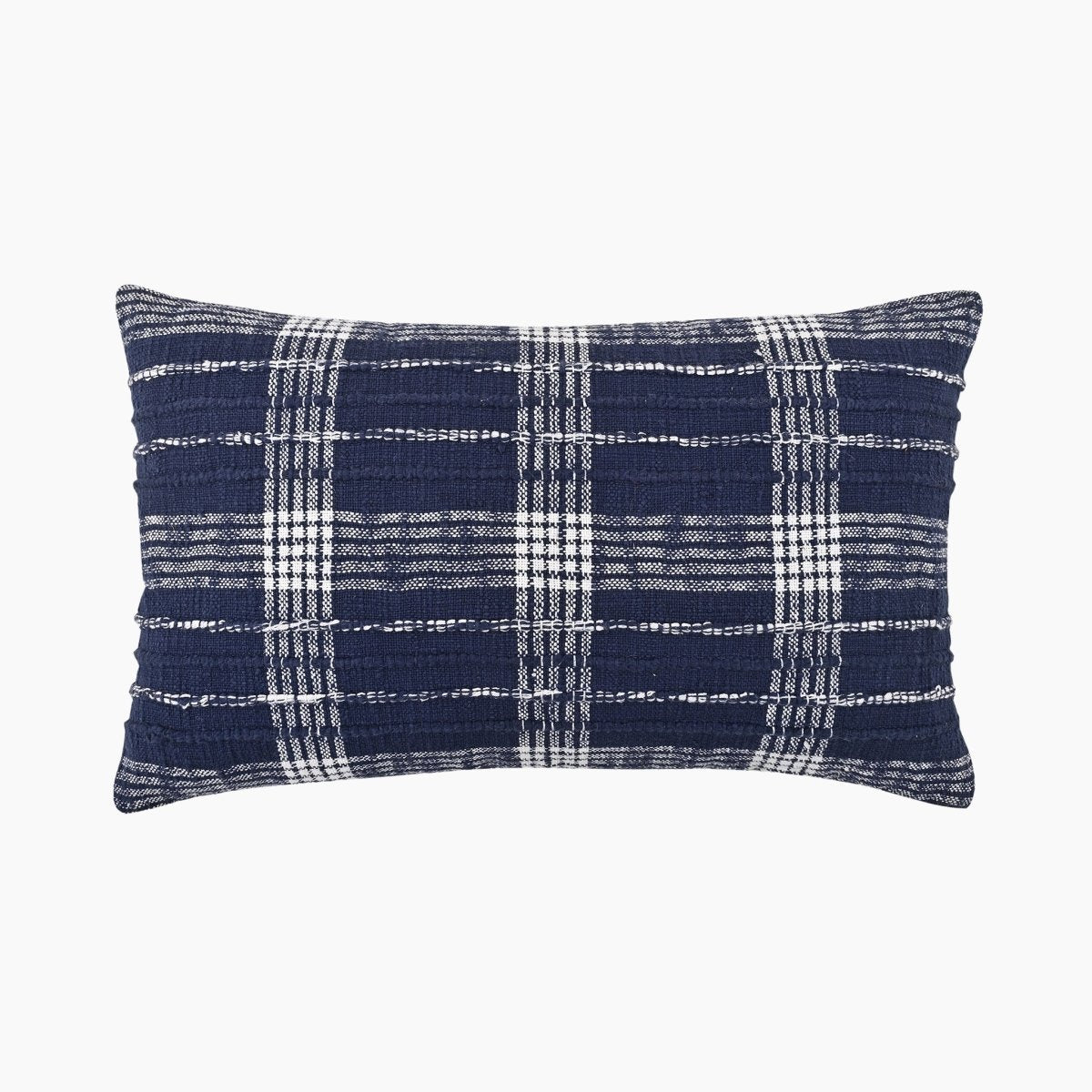 Guinevere Blue Cotton Cushion - OPULENT Co