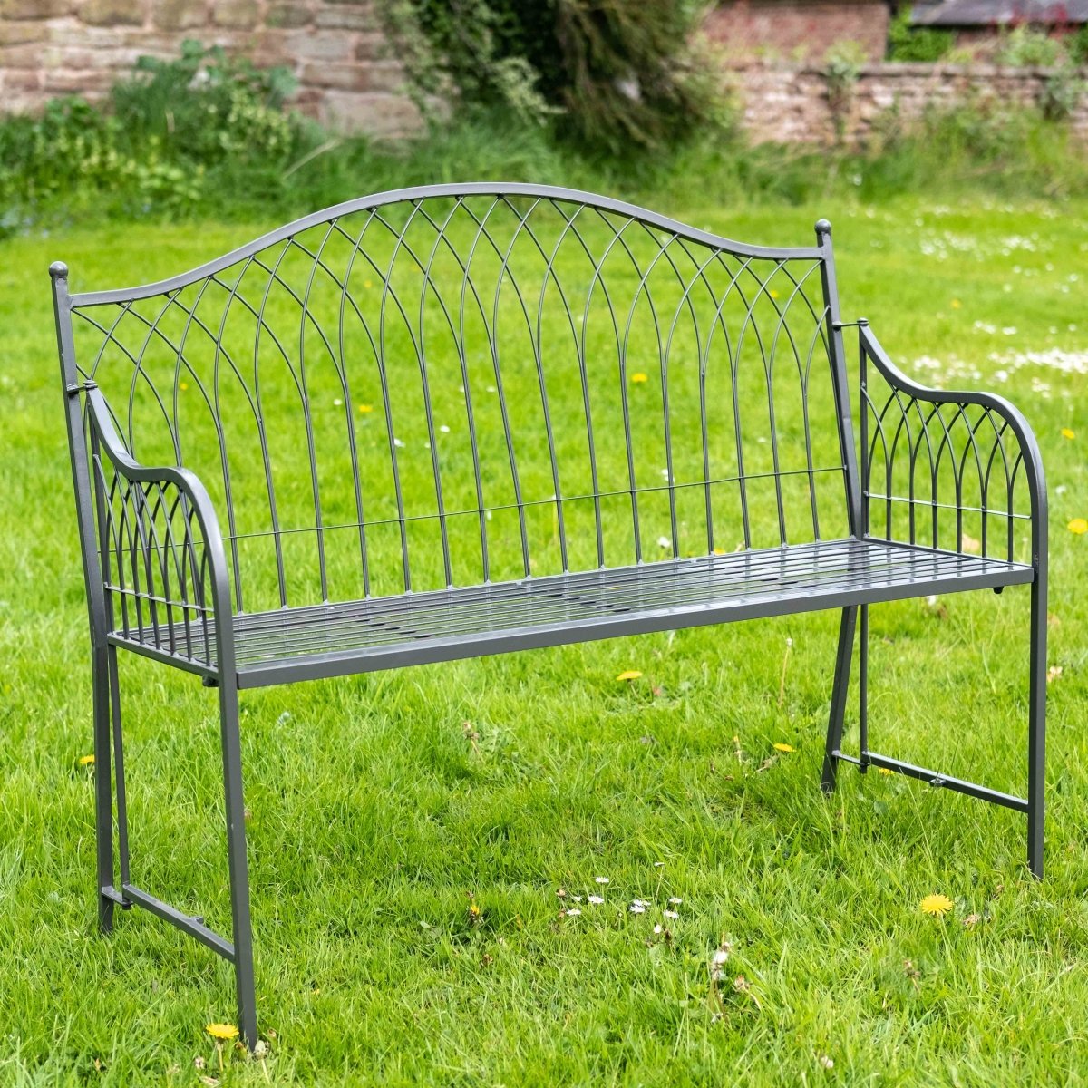 Hampton Bench | Umber Grey - OPULENT co